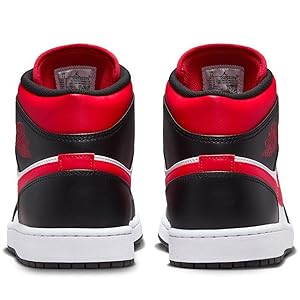 Air Jordan 1 Mid ブラック/ファイアレッド 27cm Amazon.co.jp: [ナイキ] エア ジョーダン 1 ミッド AIR JORDAN 1